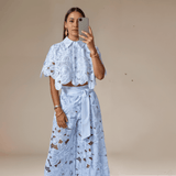 Conjunto Feminino de Renda Pluzi