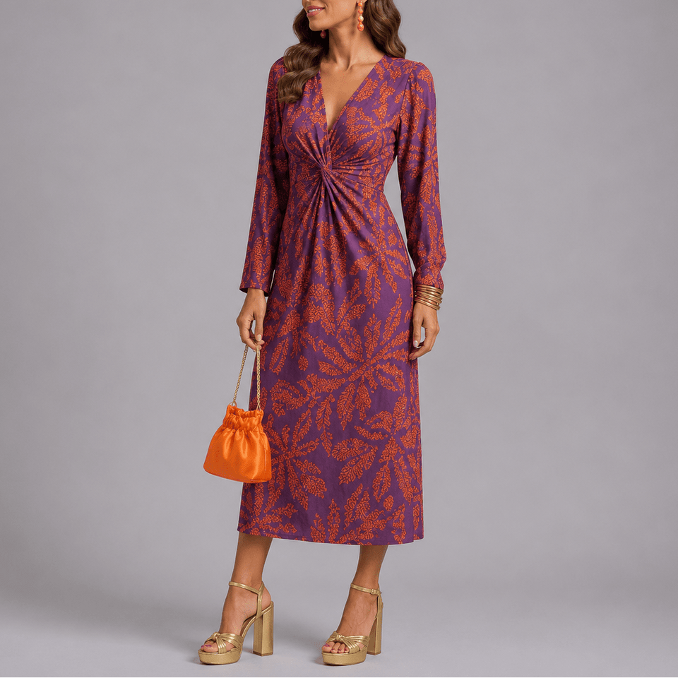 Vestido Midi Feminino Verona Twist