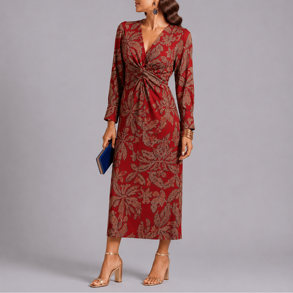 Vestido Midi Feminino Verona Twist
