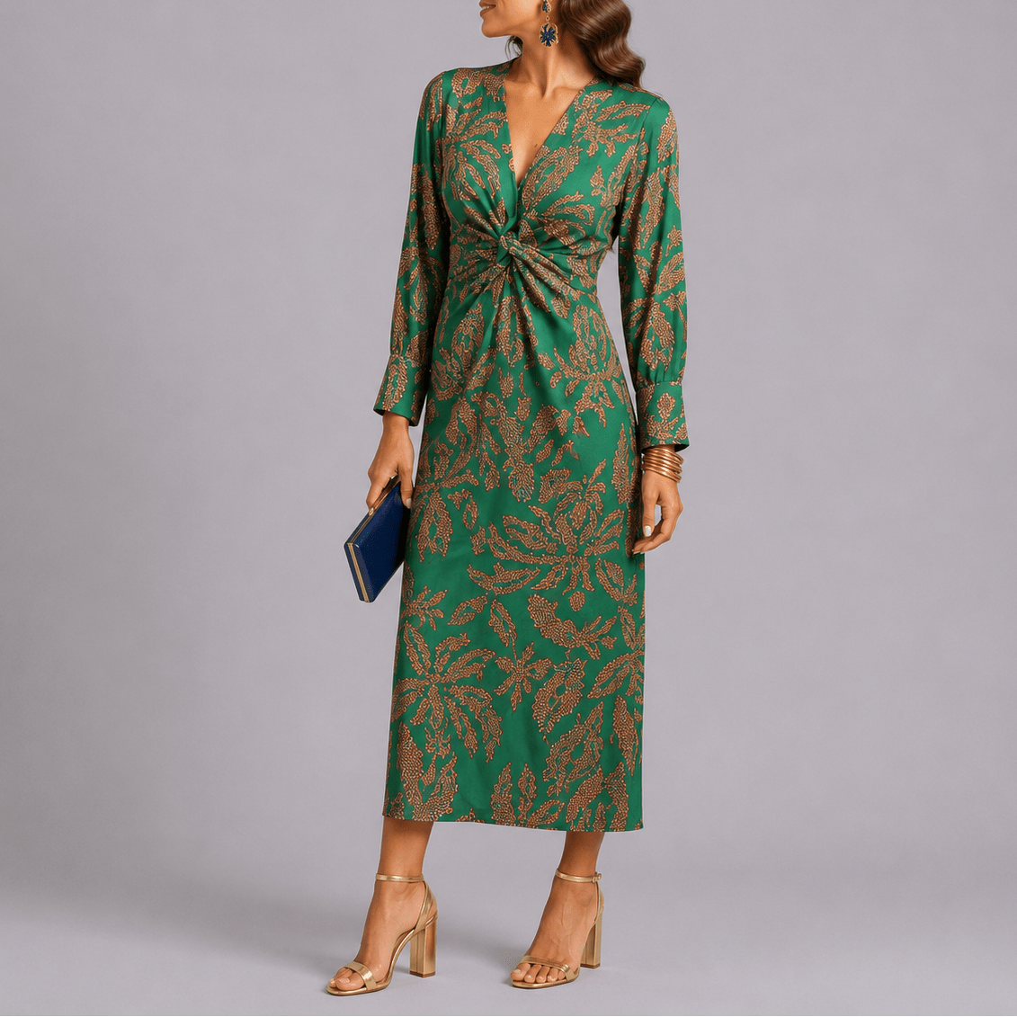 Vestido Midi Feminino Verona Twist