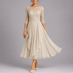 Vestido Midi Feminino Celine