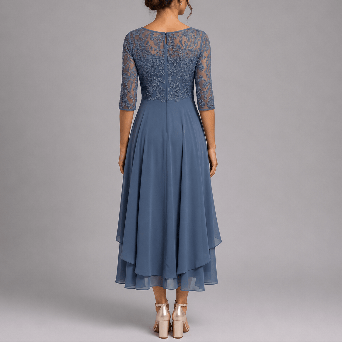 Vestido Midi Feminino Celine