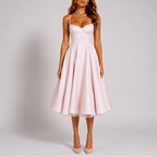 Vestido Midi Feminino Celeste