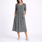 Vestido Midi Feminino Celestine
