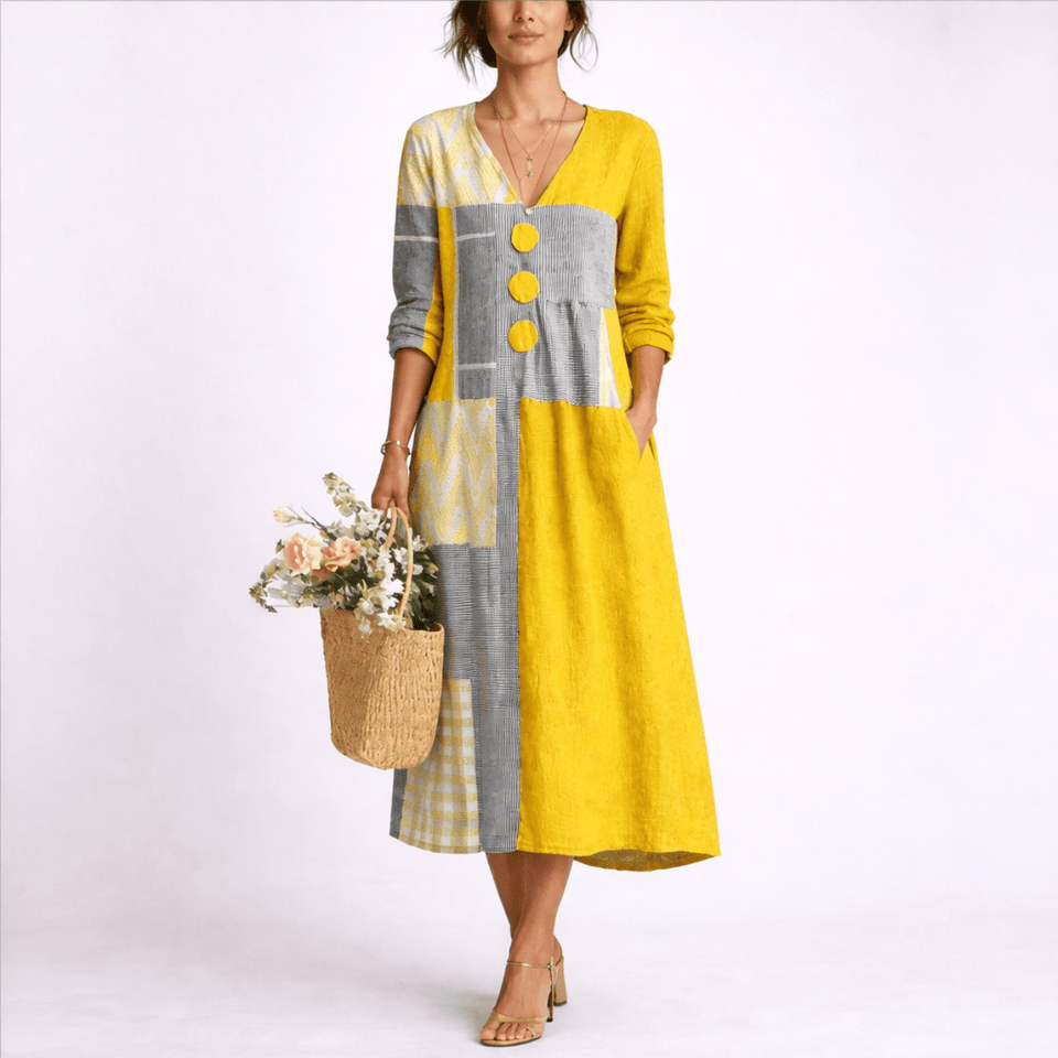 Vestido Midi  Feminino Solene