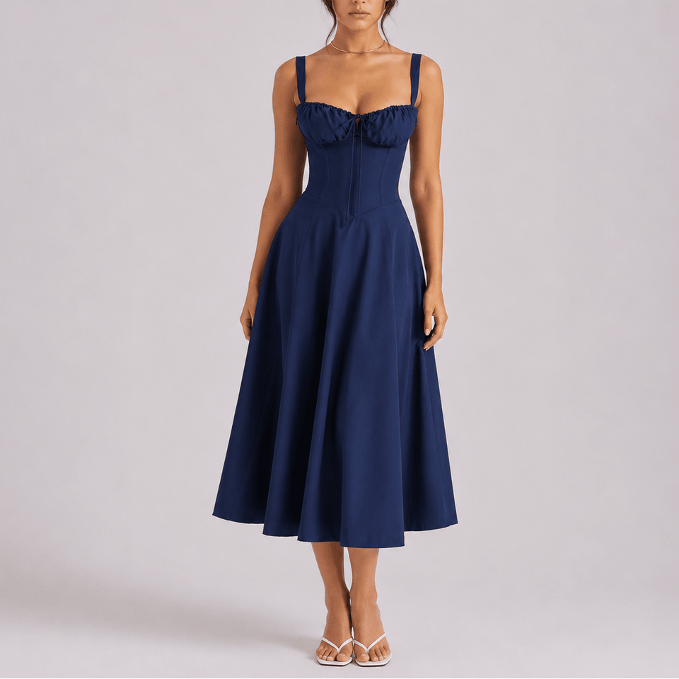Vestido Midi Feminino Isabella