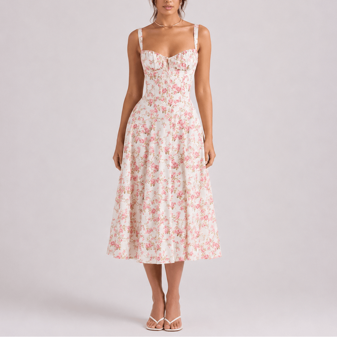 Vestido Midi Feminino Isabella