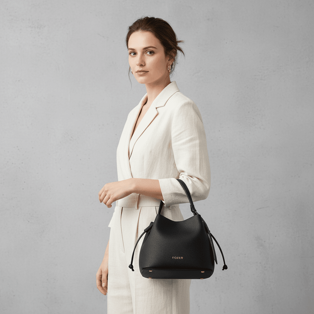 Bolsa Bucket Feminina Preta