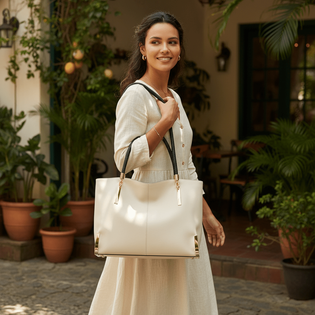 Bolsa Feminina Premium Branca