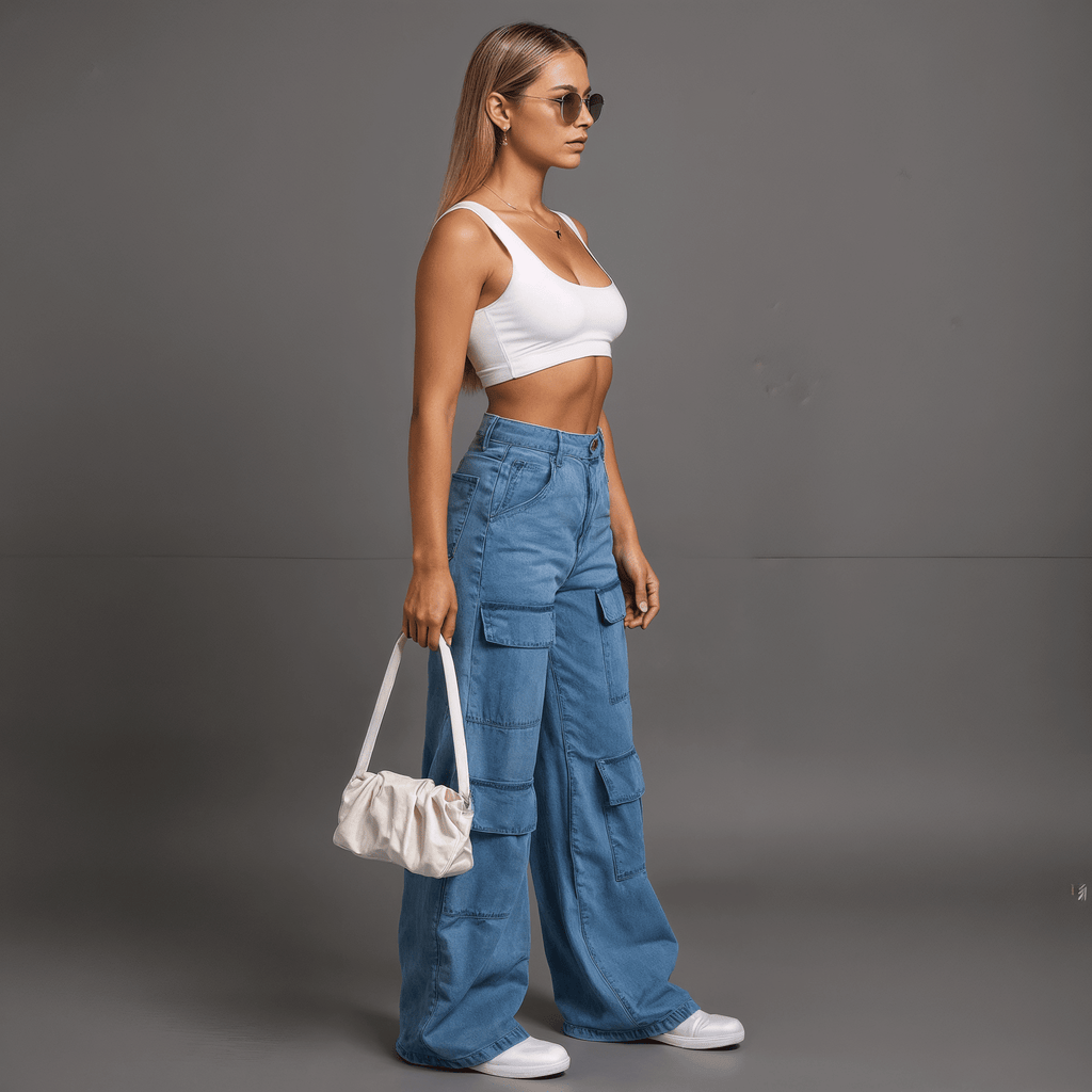 Calça Feminina Cargo