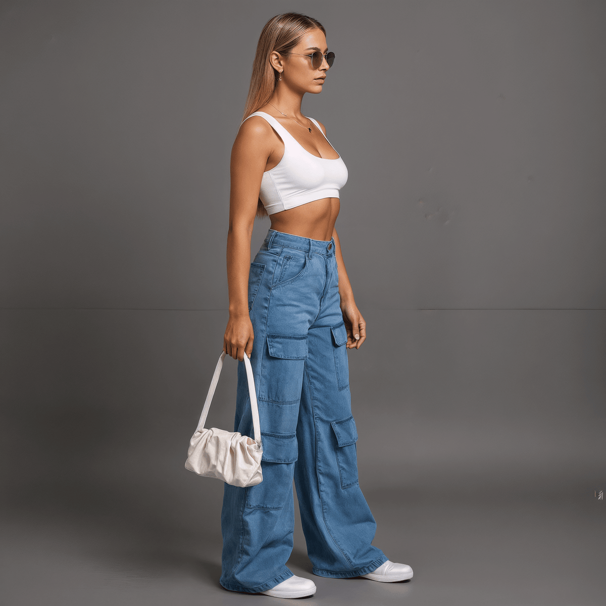 Calça Feminina Cargo
