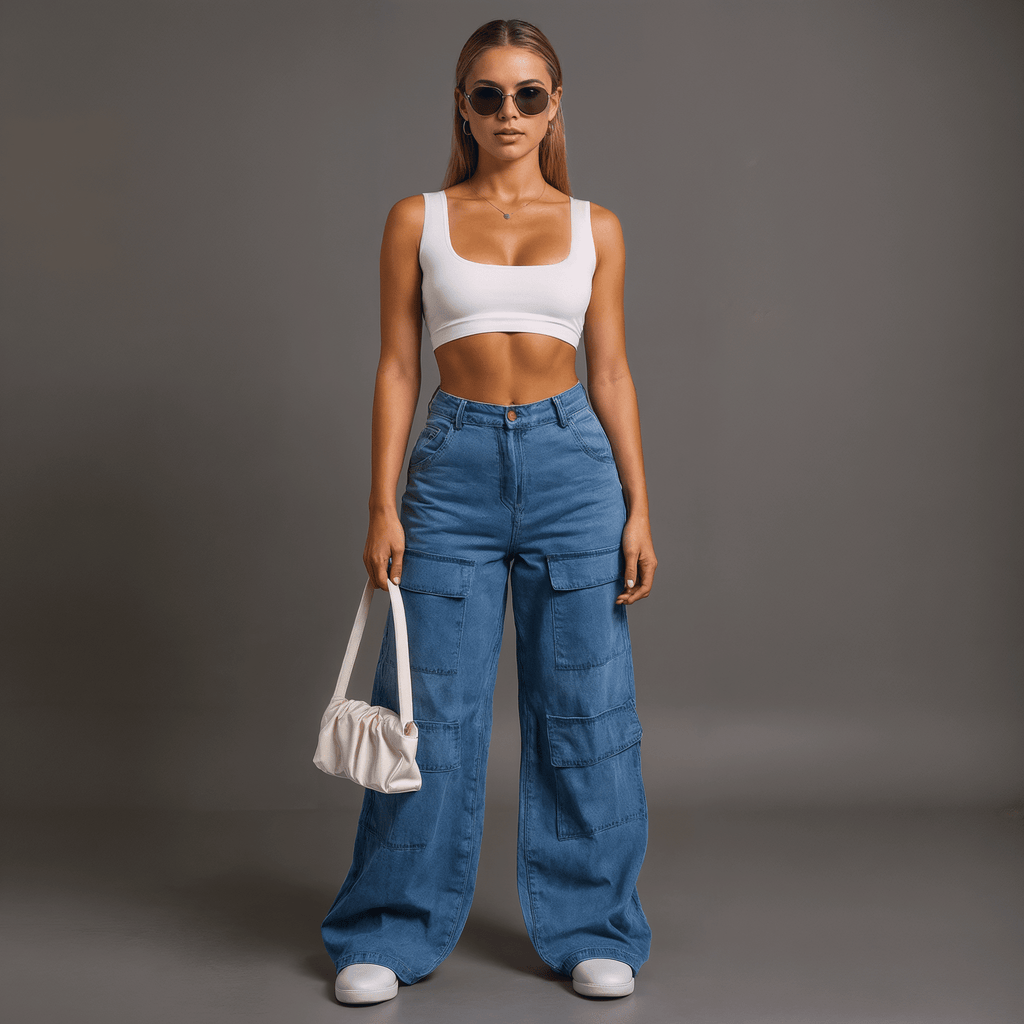Calça Feminina Cargo