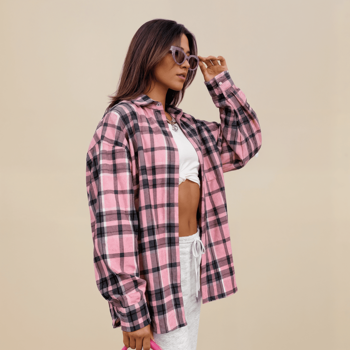 Camisa Feminina Xadrez Madri