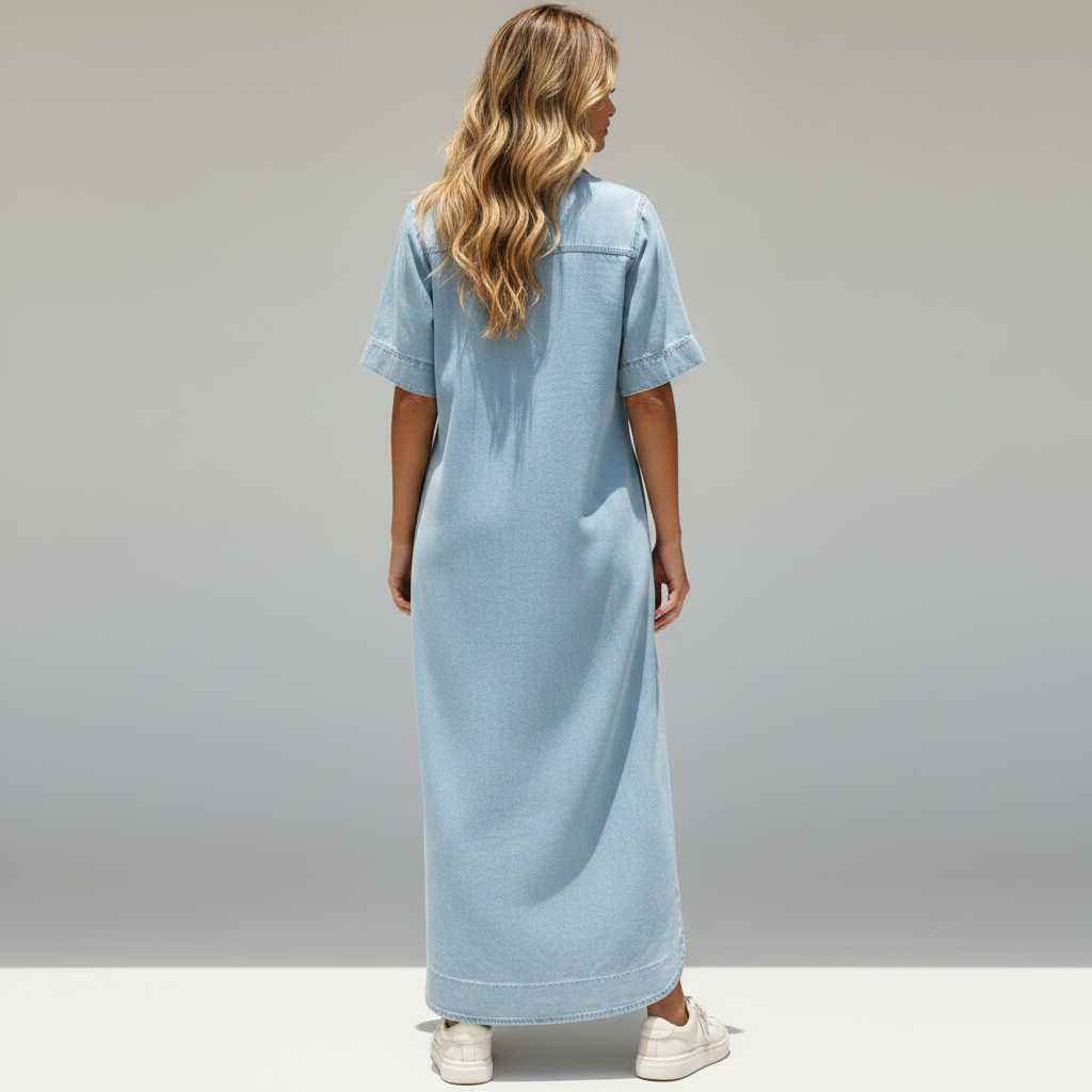 Vestido Jeans Feminino Amélie