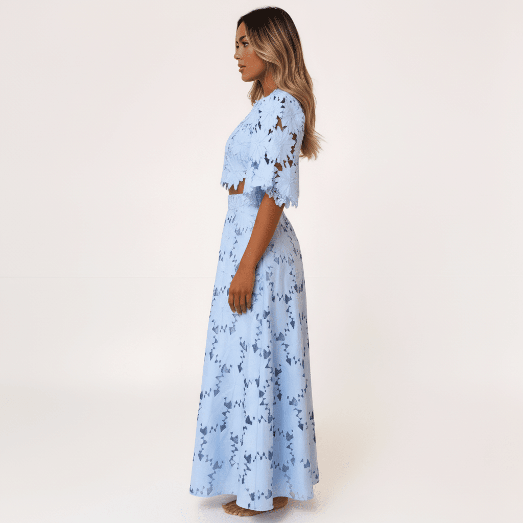 Conjunto de Renda Florido