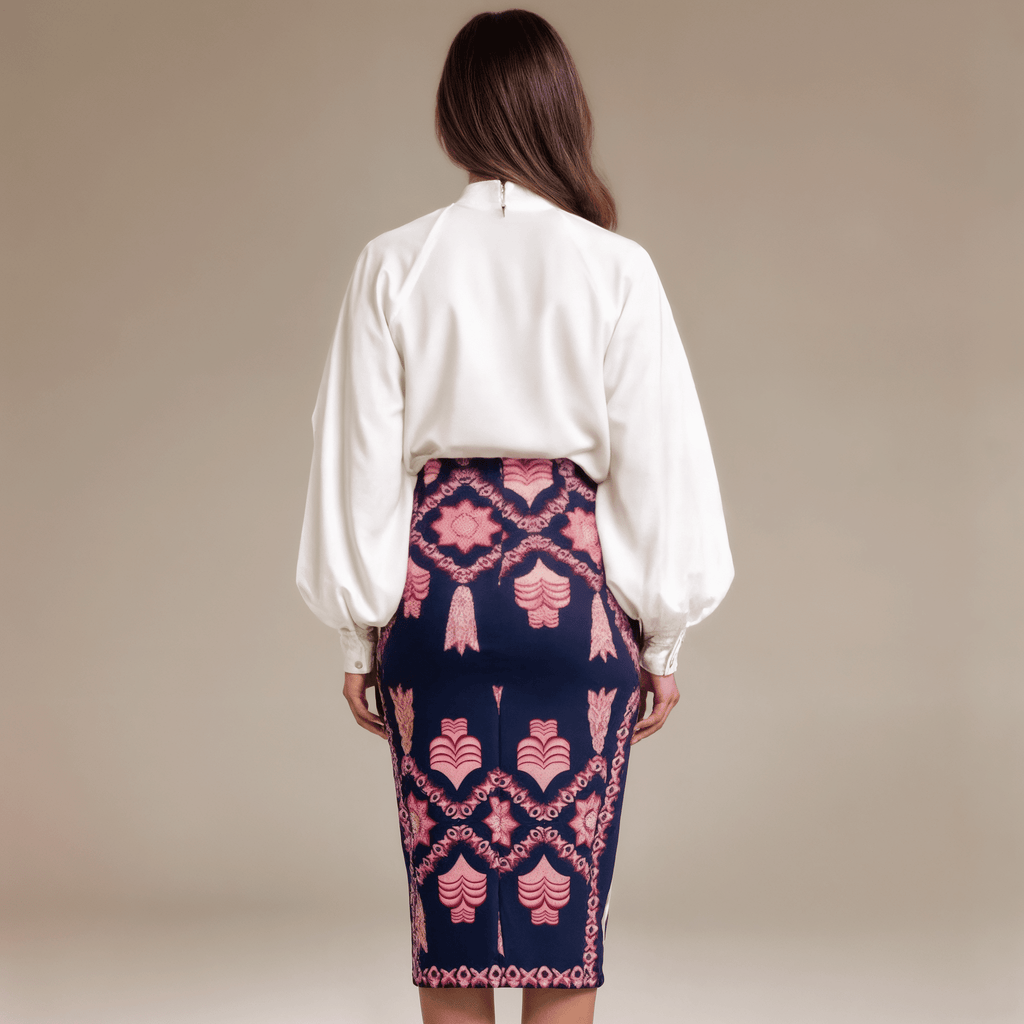 Conjunto Feminino Blusa e Saia Elisadora