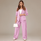 Conjunto Feminino Casaco e Calça Luiza