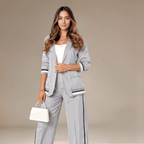 Conjunto Feminino Casaquinho e Calça Luiza