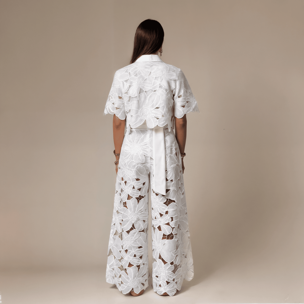 Conjunto Feminino de Renda Pluzi
