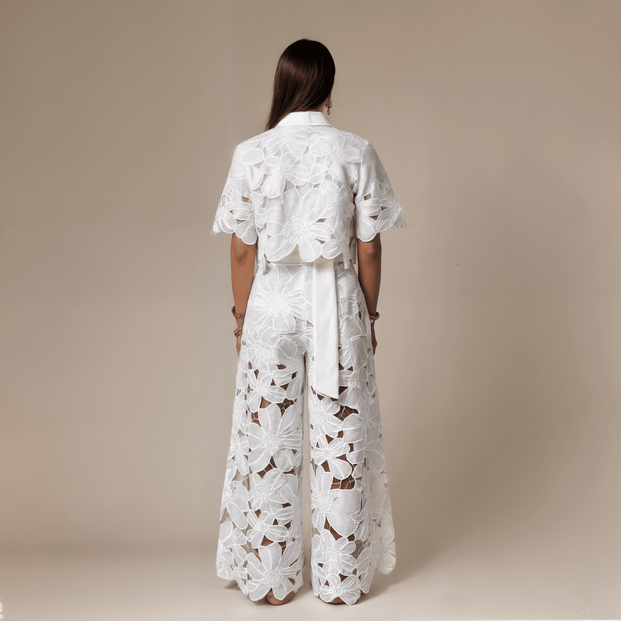 Conjunto Feminino de Renda Pluzi