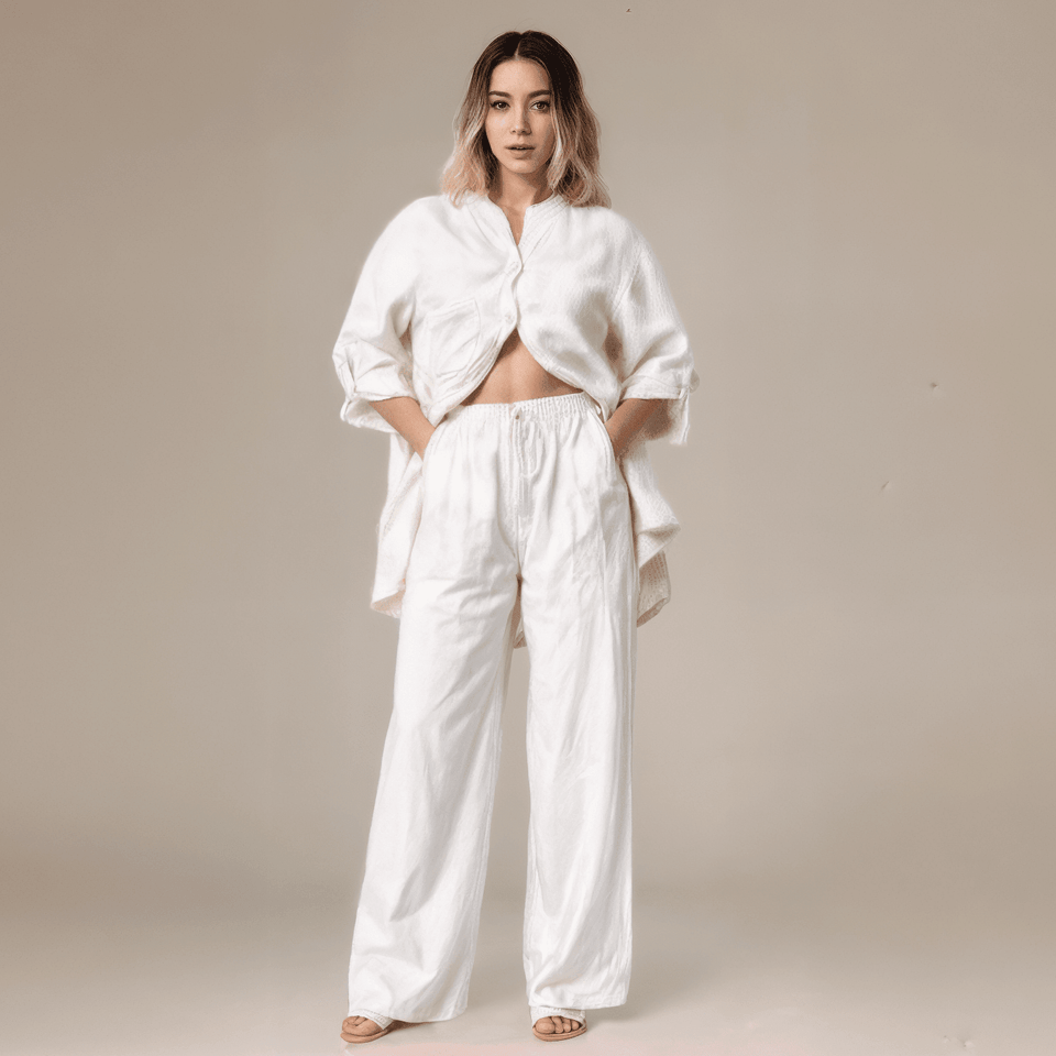 Conjunto Feminino Linho Brilho das Estrelas