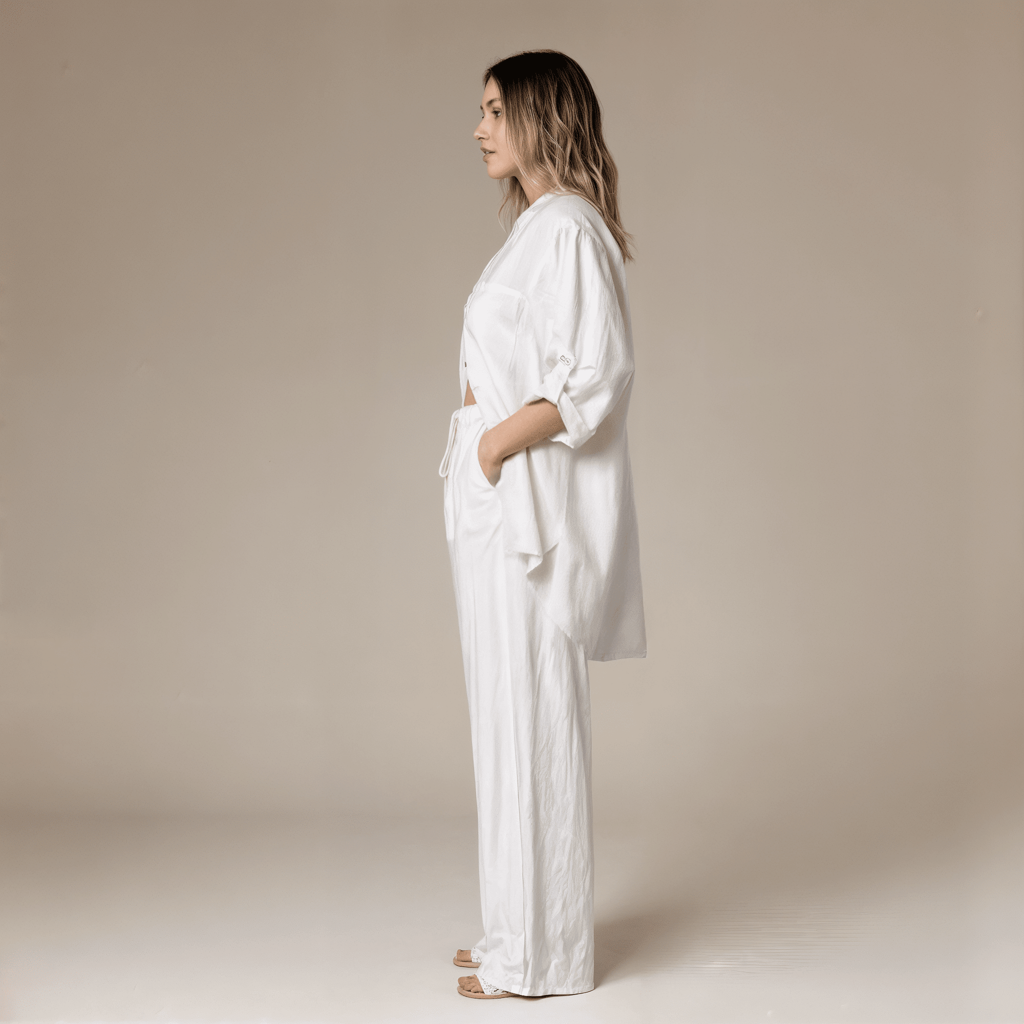 Conjunto Feminino Linho Brilho das Estrelas