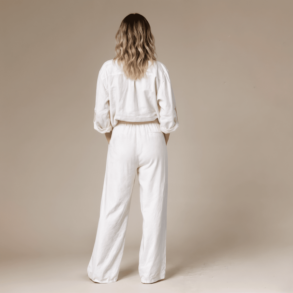 Conjunto Feminino Linho Brilho das Estrelas