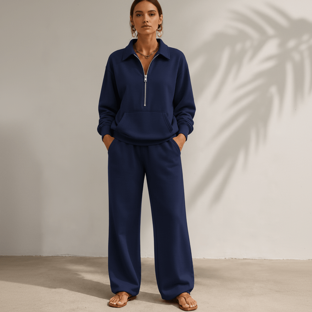 Conjunto Feminino Amara com Calça Pantalona