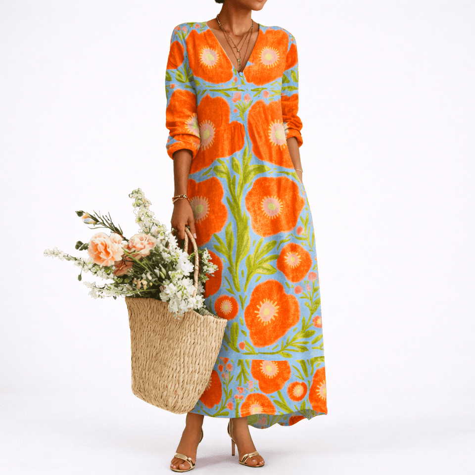 Vestido Longo Feminino Fiorella