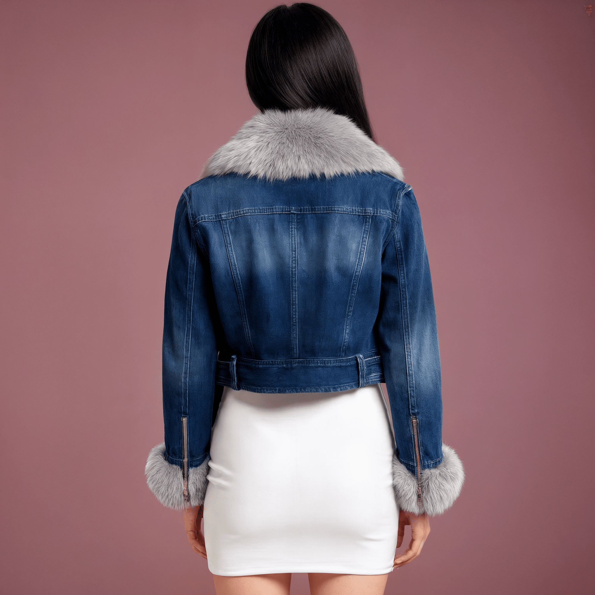 Jaqueta Jeans Feminina Alana