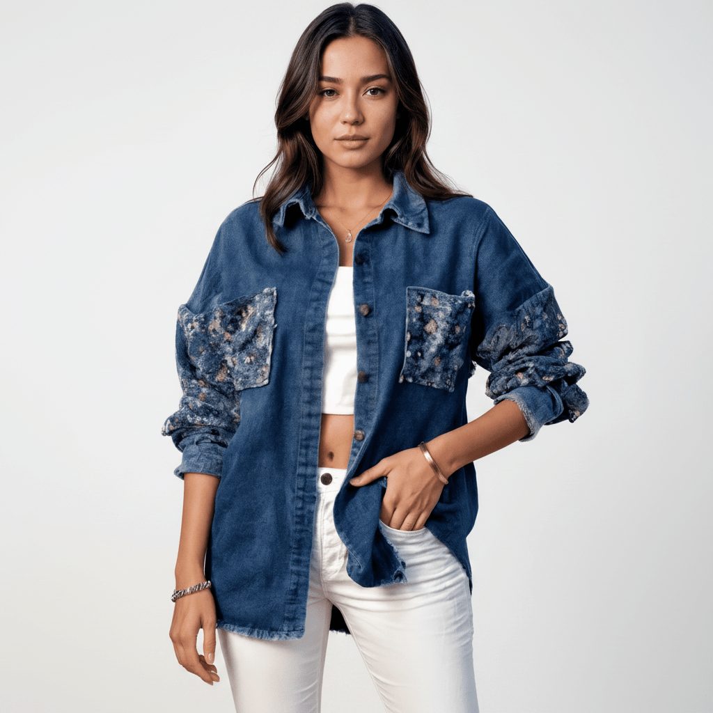 Jaqueta Jeans Feminina Noemi
