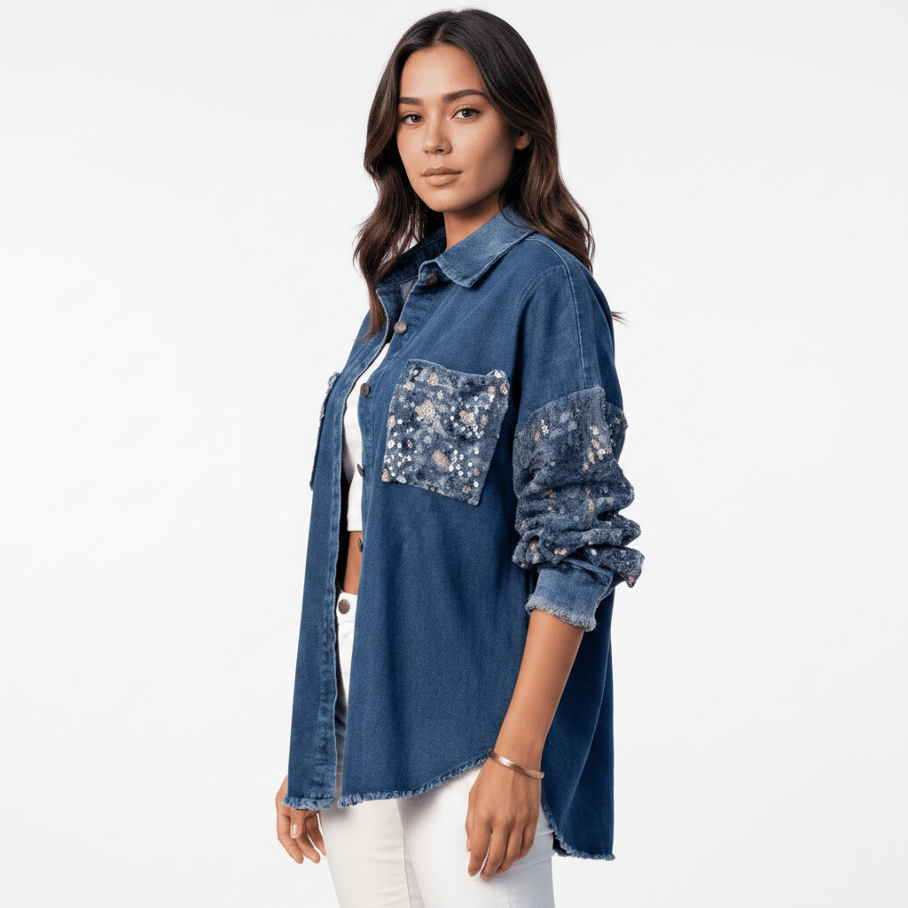 Jaqueta Jeans Feminina Noemi