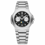 Relógio Pagani Design Feminino Fase da Lua e Safira Black