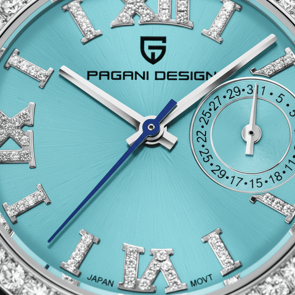 Relógio Pagani Design Feminino Safira Blue