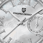 Relógio Pagani Design Feminino Safira White