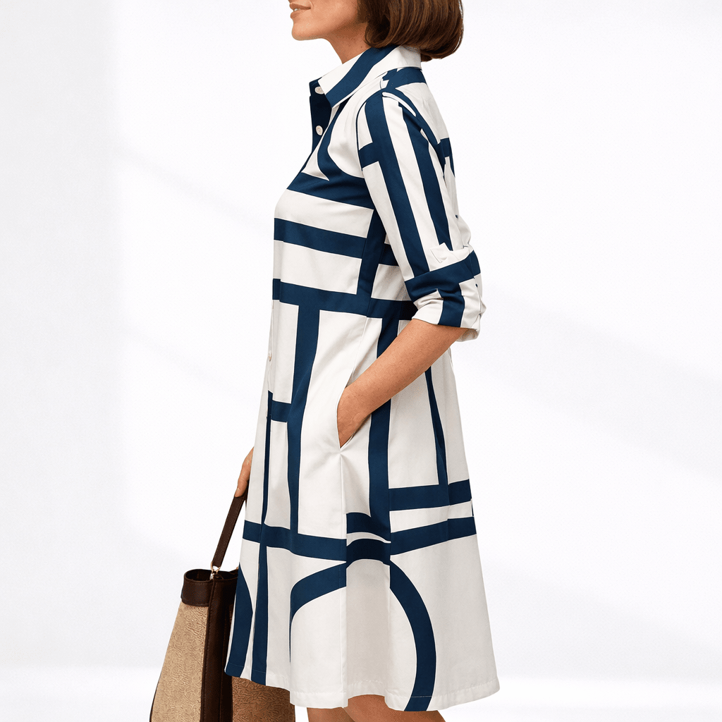 Vestido Midi Chemise Feminino Verona