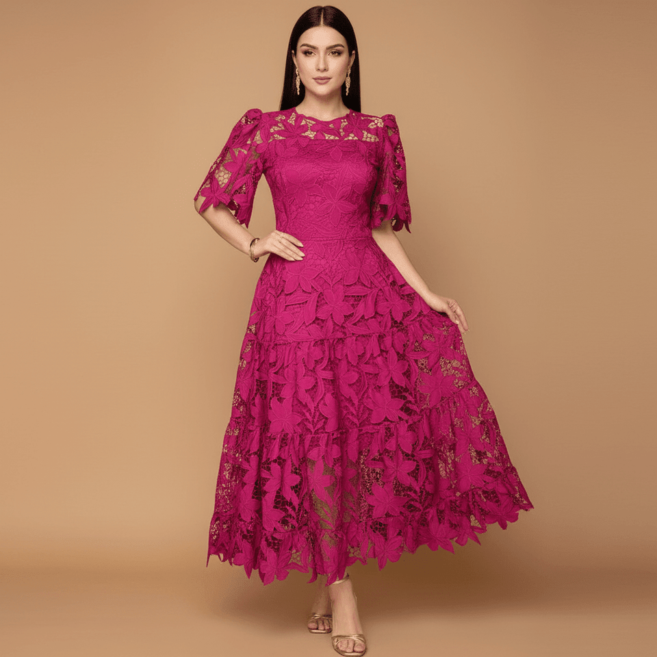 Vestido Feminino de Renda Anaju