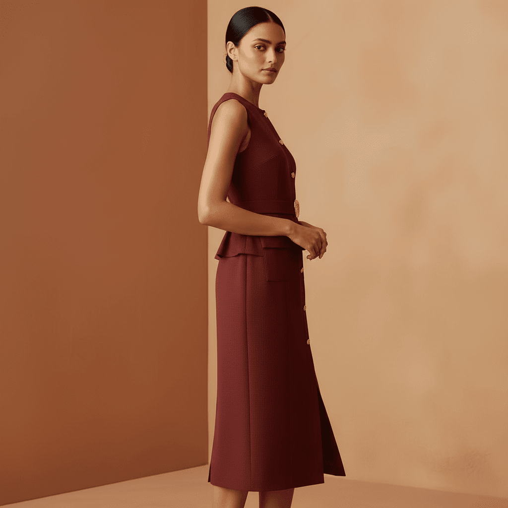 Vestido Feminino Midi Firenze Paris