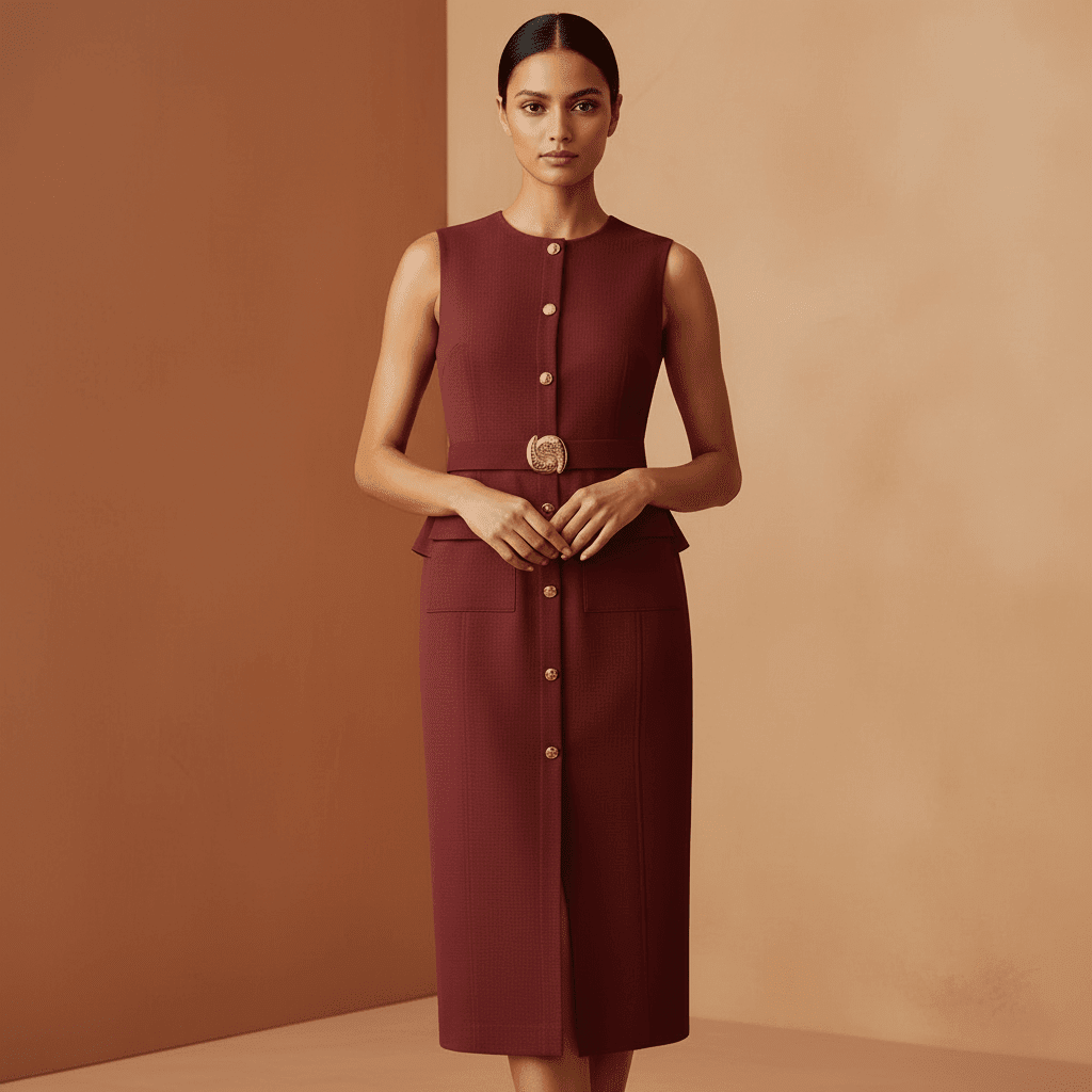 Vestido Feminino Midi Firenze Paris