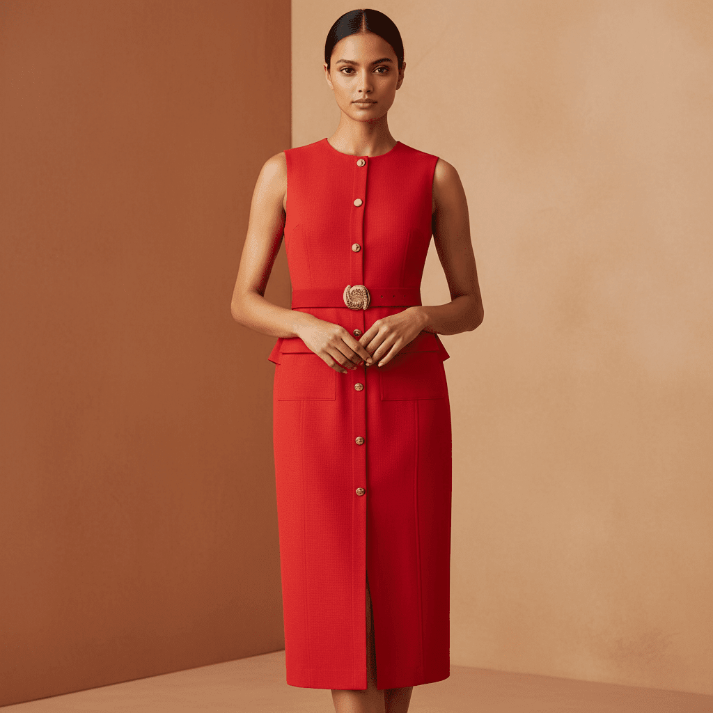 Vestido Feminino Midi Firenze Paris