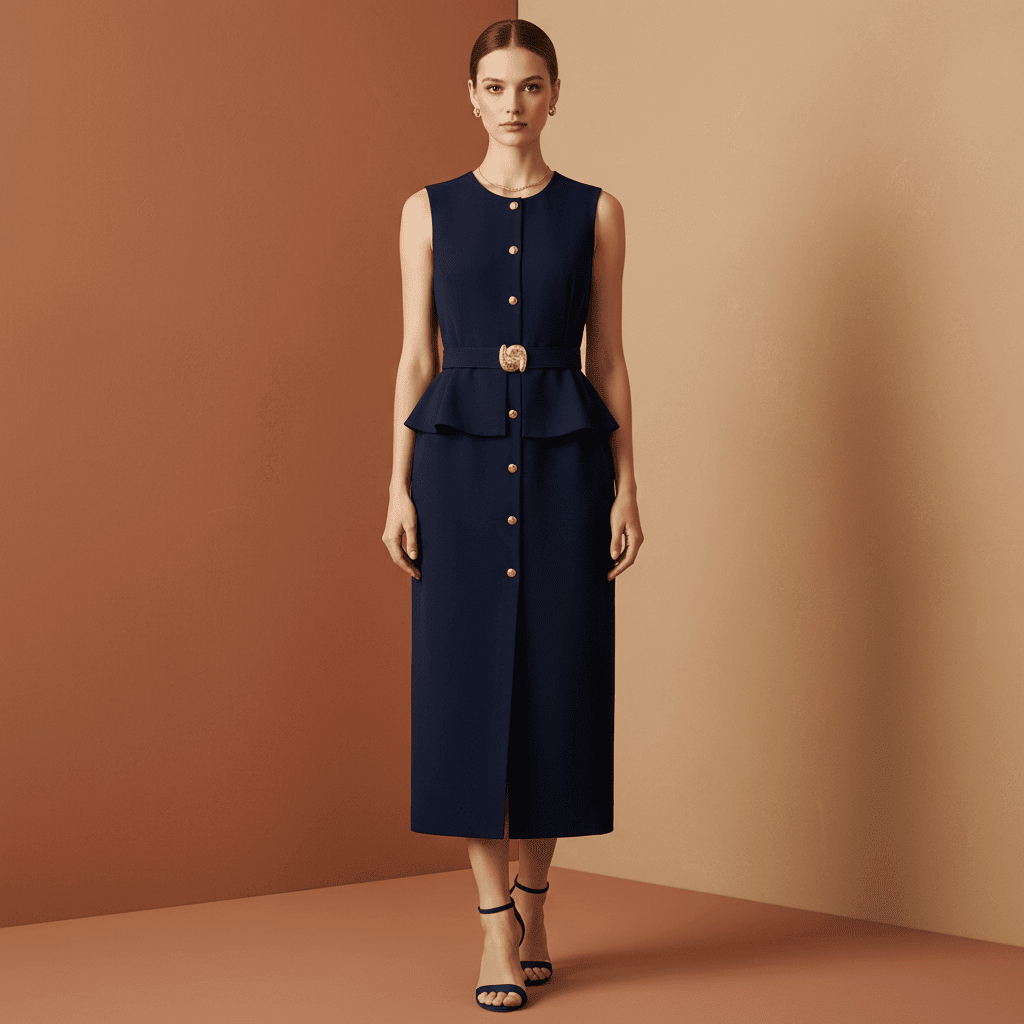 Vestido Feminino Midi Firenze Paris
