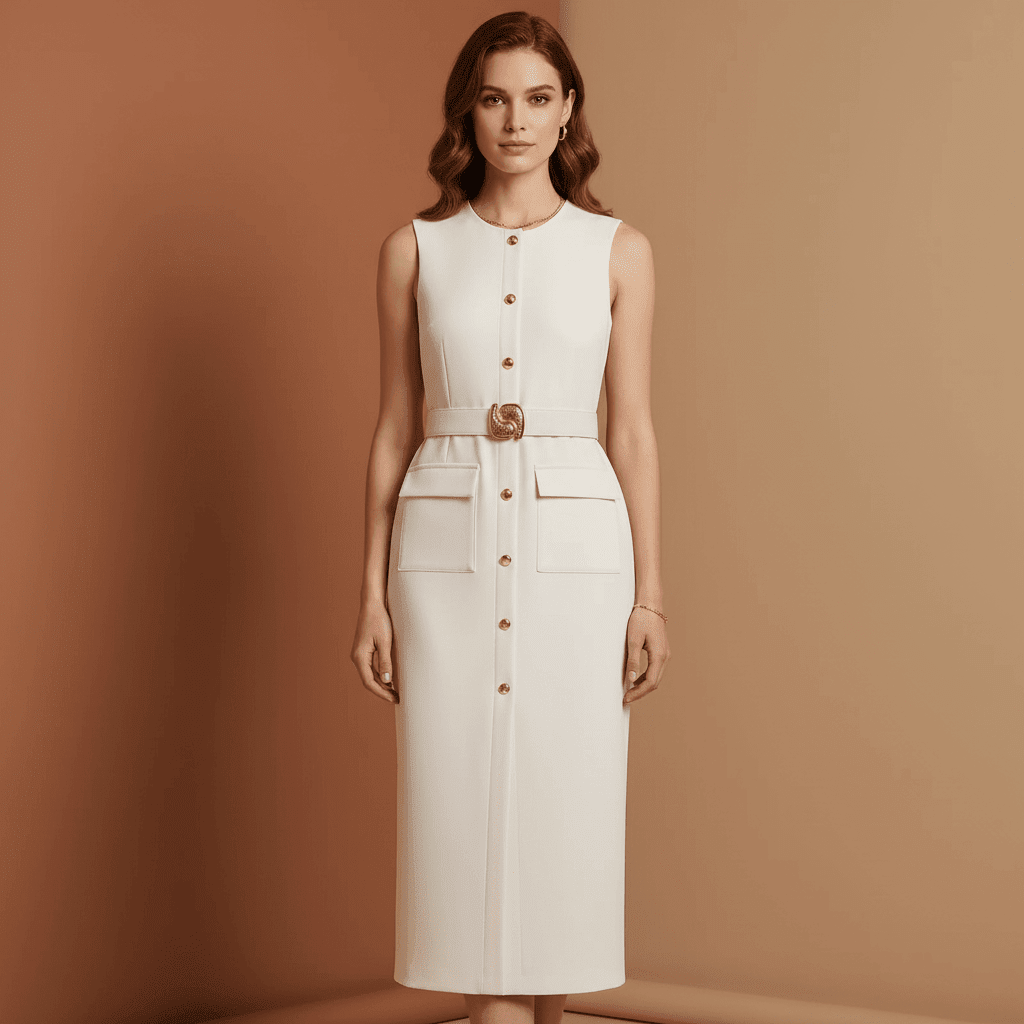 Vestido Feminino Midi Firenze Paris