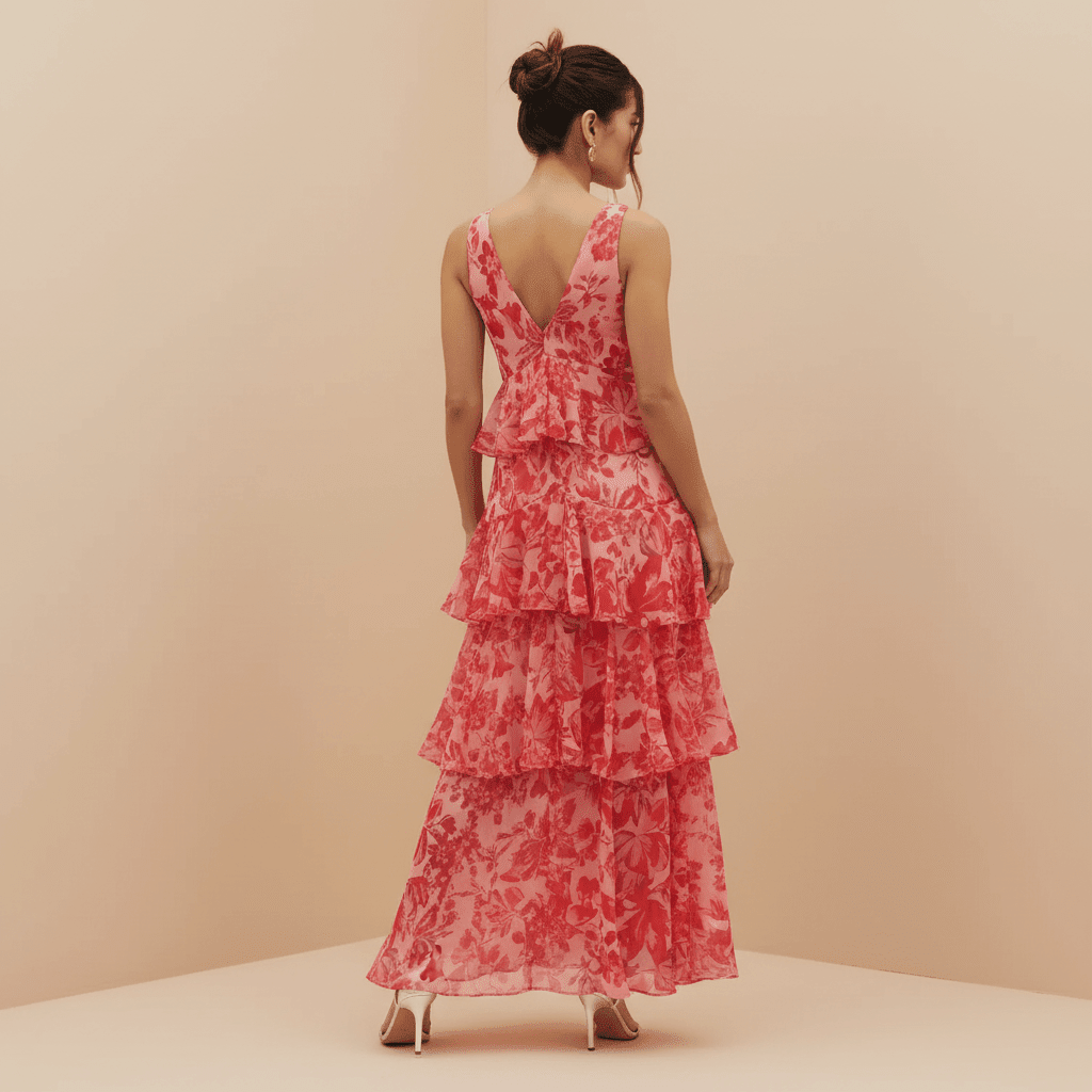 Vestido Longo Feminino Leve e Fluido